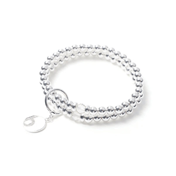 Bracelet double en argent - arloca