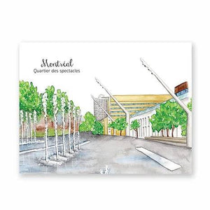 Carte postale Quartier des spectacles - arloca