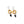 Boucles d'oreilles Jilka Anthracite