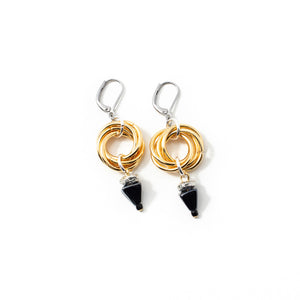 Boucles d'oreilles Jilka Anthracite