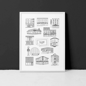 Affiche Casse-croûte montréalais 18"x24" - arloca
