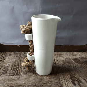 Pichet et corde de Manille blanc - arloca