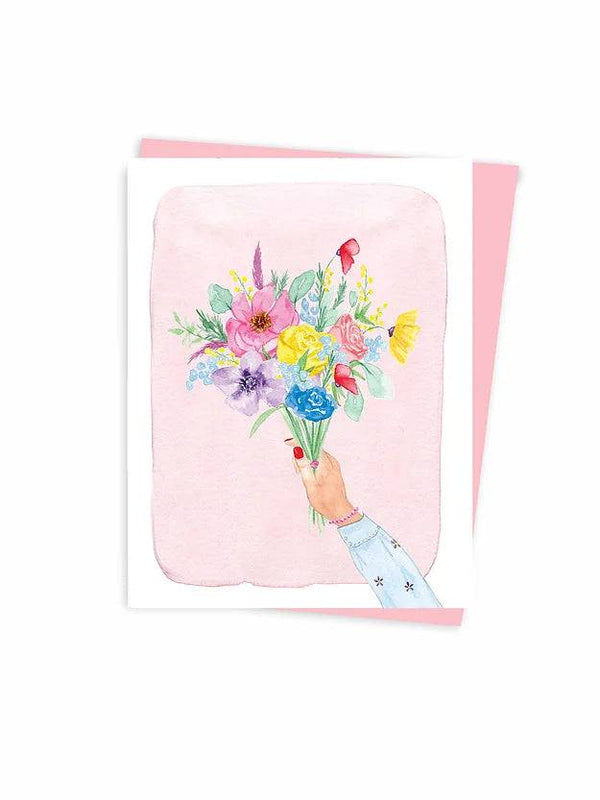 Carte de souhaits Un bouquet pour toi - arloca