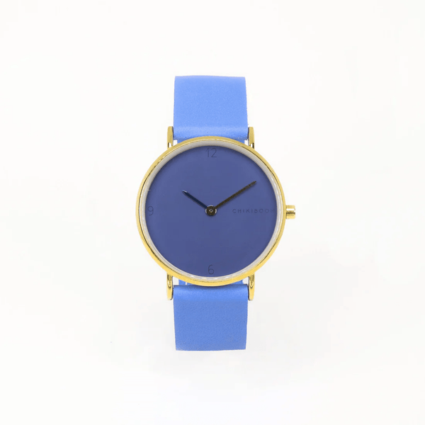 Montre pour femme bleu/bleu et or - arloca