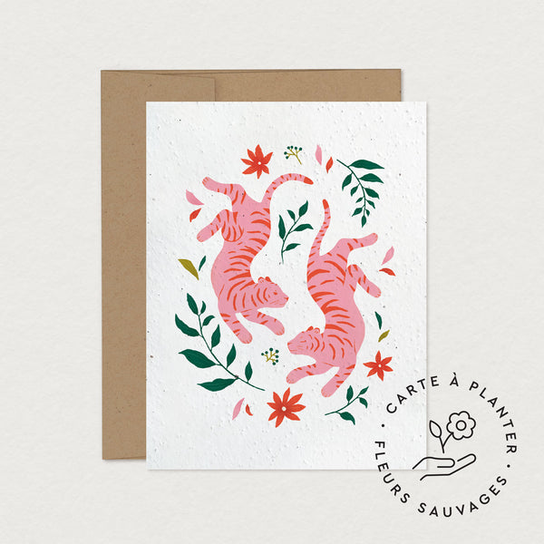 Carte de souhaits plantable Complicité