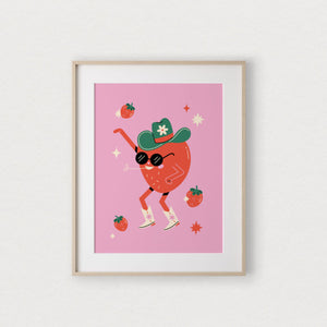 Póster Strawberry Swing