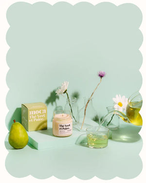 Bougie Thé vert et poire de Moonday