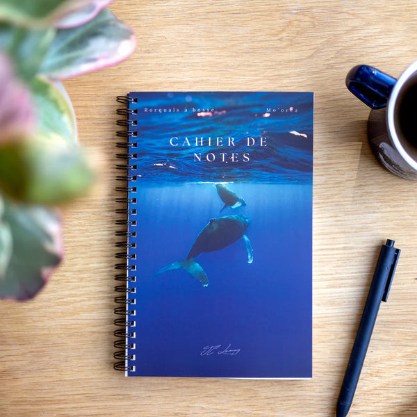 Cahier de notes Baleines à bosse