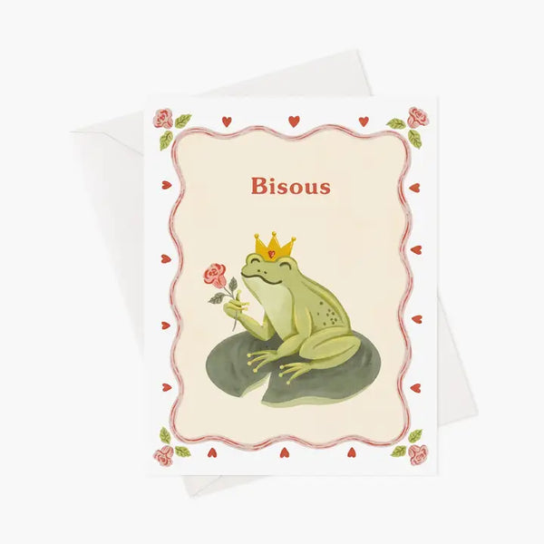 Carte de souhaits Bisous - arloca