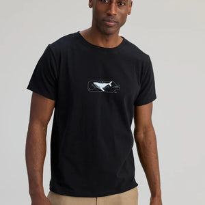 T-shirt unisexe Message en bouteille noir - arloca