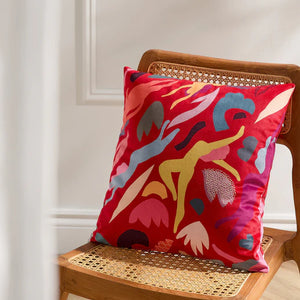 Housse de coussin en veloiurs Tout le long - arloca