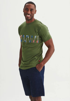T-shirt Pagayage Vert - arloca