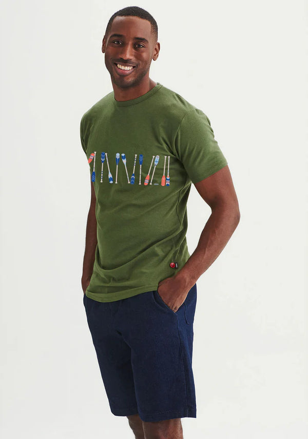 T-shirt Pagayage Vert - arloca