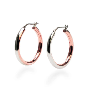 Grandes boucles d'oreilles anneau en cuivre - arloca