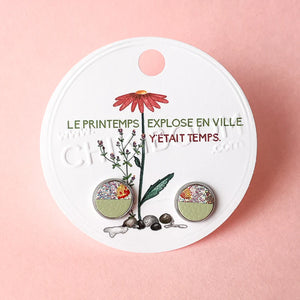 Boucles d'oreilles Printemps - arloca