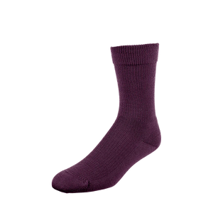Bas mérinos mi-mollet violet - arloca