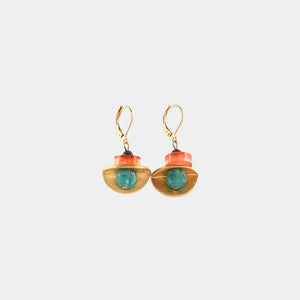 Boucles d'oreilles Mirzam tropique - arloca