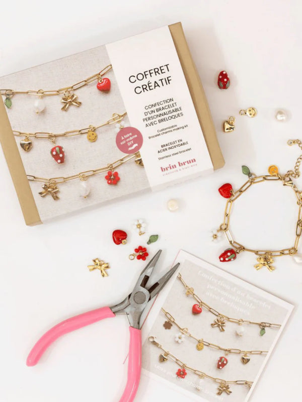 Ensemble de fabrication d'un bracelet à breloques Cutie - arloca