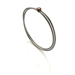 Bracelet double fils entremêlés - arloca