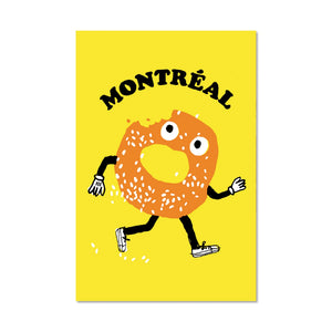 Carte postale Bagel - arloca