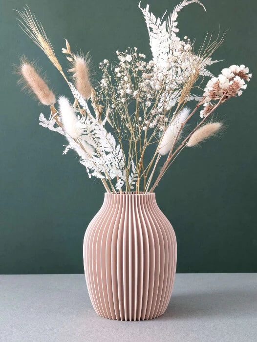 Vase Olli beige rosé - arloca