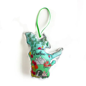 Décoration de carte du Québec - arloca