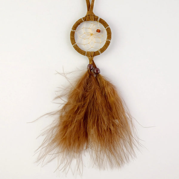 Capteur de rêves brun naturel 1,5"