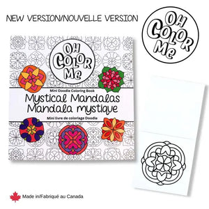 Mini livre de coloriage Mandalas mystiques - arloca