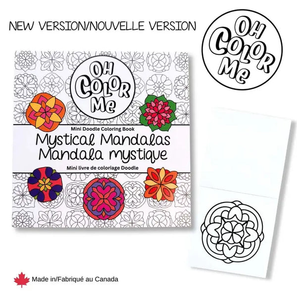 Mini livre de coloriage Mandalas mystiques - arloca