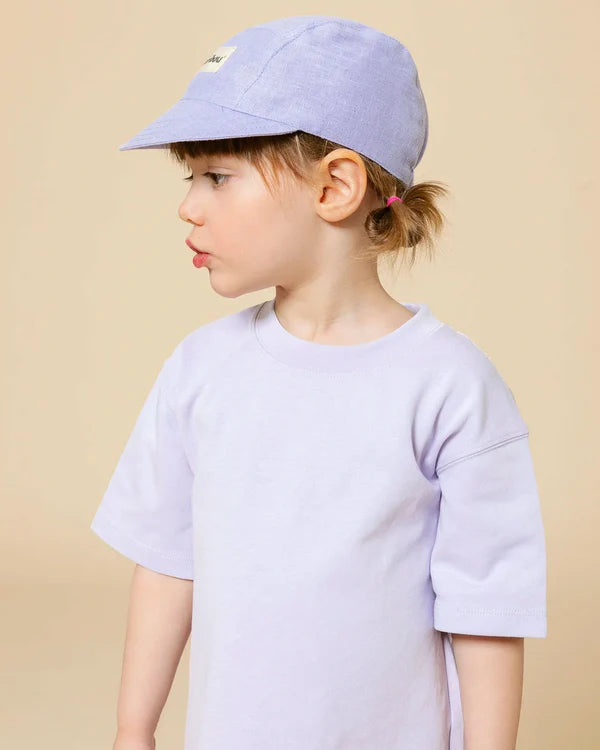 Casquette en lin lavande - arloca