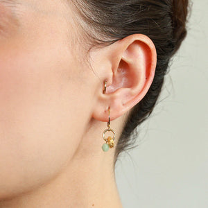 Boucles d'oreille Dabella Opaline - arloca
