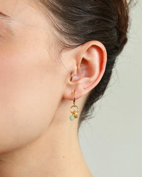 Boucles d'oreille Dabella Opaline - arloca