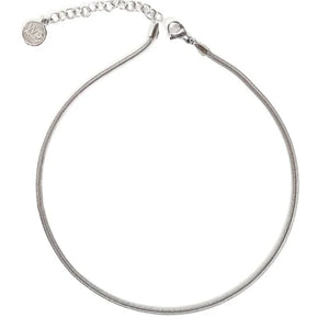 Collier Snake argent - arloca