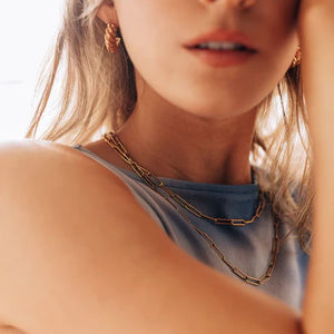 Collier Clippy or - arloca