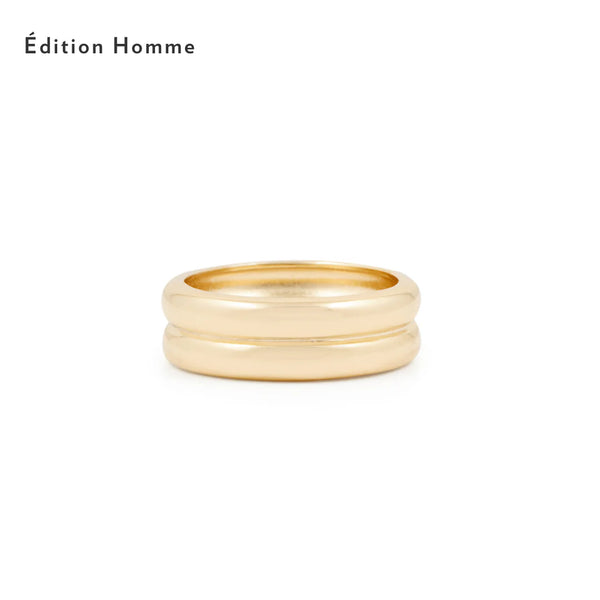 Bague Lou en or pour homme - arloca