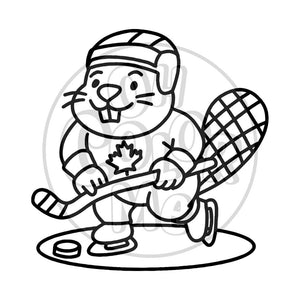 Minilibro para colorear de Navidad canadiense