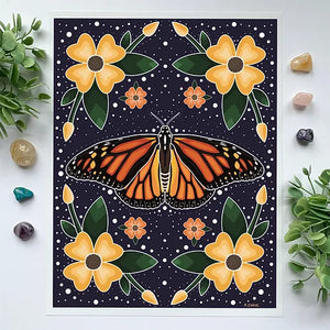 Livre à colorier Papillon monarch - arloca