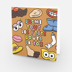 Carte de souhaits Tout les P'tits bouts - arloca