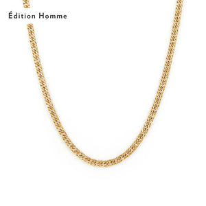Collier miami en or pour homme.