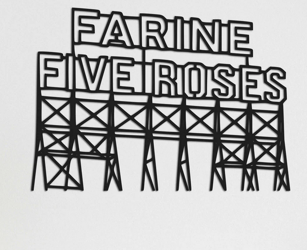 Décoration murale Farine Five Rose - arloca