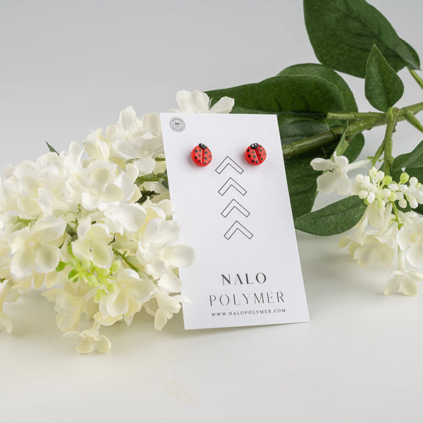 Boucles d'oreilles Coccinelles - arloca