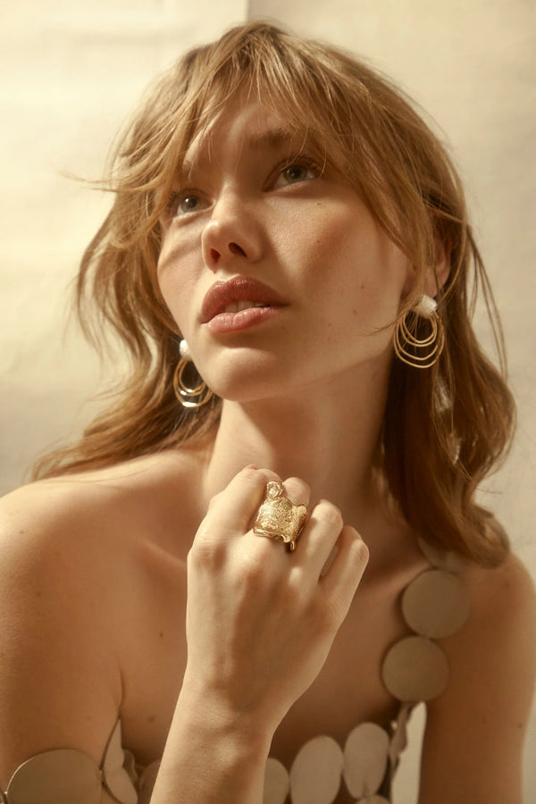 Boucles d'oreilles Krios or