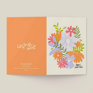 Carte de souhaits Merci pour toi - arloca