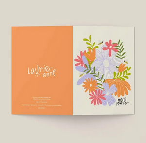 Carte de souhaits Merci pour toi - arloca