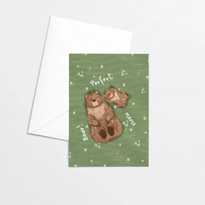 Carte de souhaits Mama Bear - arloca