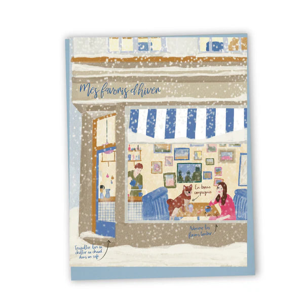 Carte de souhaits Favoris d'hiver - arloca