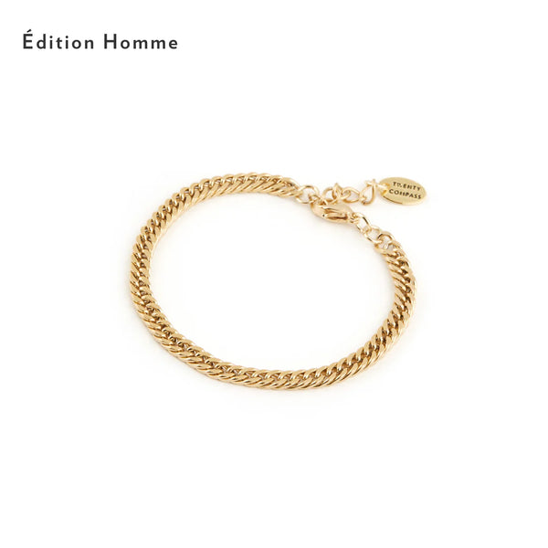 Bracelet miami en or pour homme