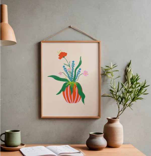 Affiche Vase coloré - arloca