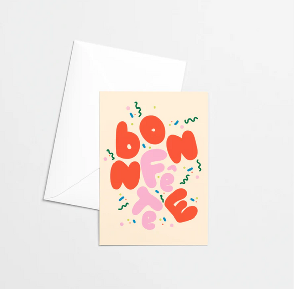 Carte de souhaits Bonne fête en grand - arloca