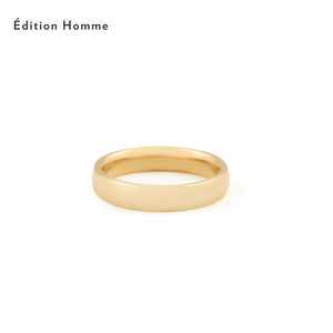 Bague basic en or pour homme.
